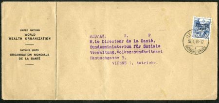 Switzerland Officials 5O5 VF on Cover to Austria