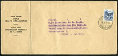 Switzerland Officials 5O5 VF on Cover to Austria