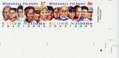 Marshall Is. 859 Imperf Pair, United Nations