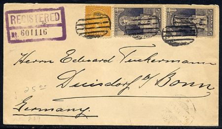 US New York, New York 591, 628 Fancy Cancel Cover