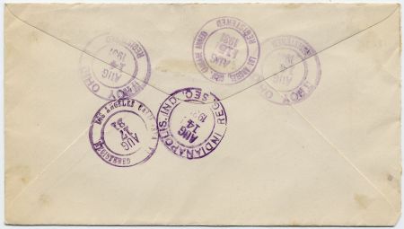 US Ohio, Troy 558, 685 Fancy Cancel Cover, Starburst