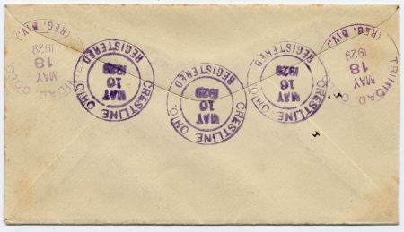 US Ohio, Crestline 623 Fancy Cancel Cover, Geometric Swirls