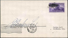 US 950 Autographed Cover signed by Governor J.Braken  Lee of Utah