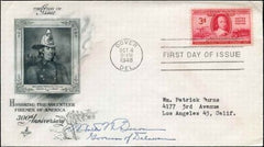 US 971 Autographed Cover, Waltter W. Bacon, Gov. of DE