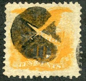 US 116 Pictorials VF - XF Jumbo Margins - Cork Cancel