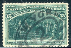 US 238 Early Commemoratives Used XF - Outrageously Well Centered