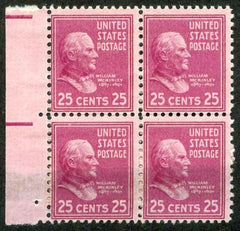 US 829 Error Double Paper Block