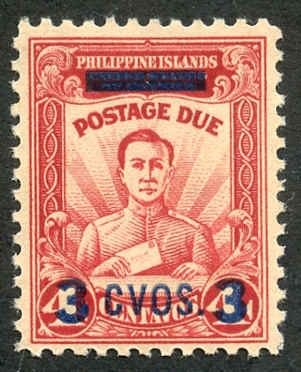 US Philippines NJ1 Possessions F - VF + LH Scarce and Undervalued