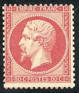 France 28 F - VF NH Typical Centering