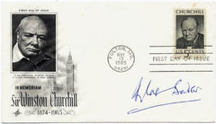 US 1264 FDC Signed by Sir Douglas Baden, WWll Ace