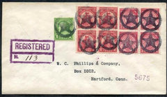 US Pennsylvania, Corry 604, 657, 682 Fancy Cancel Cover, Star