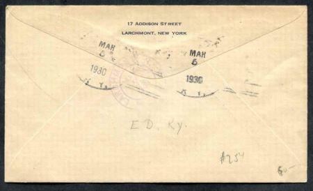 US Kentucky, Ed 634, 639-40 Fancy Cancel Cover, Star