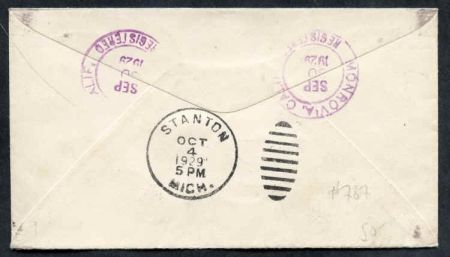 US California, Monrovia 563, 638 Fancy cancel Cover, Star