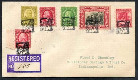 US Indiana, Santa Claus 632, 634, 640, 645, 651 Fancy Cancel Cover, Santa face on Chimney