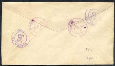 US Pennsylvania, Corry 638, 642, U420 Fancy cancel Cover, Star