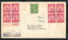 US Minnesota, Minneapolis 632, 689 Fancy cancel Cover