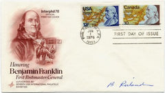 US 1690 Joint issue , Canada 691 FDC Signed by Designer