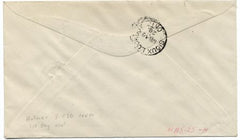 Canada 1928 VF First Flight Cover CL43 Flight