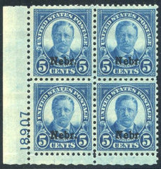 US 0674 VF - XF NH Plate Block 18907 LL