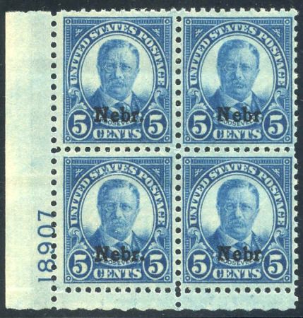 US 0674 VF - XF NH Plate Block 18907 LL