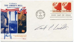 US 1518 FDC Signed by Designer, Frank Lionetti