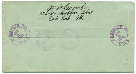 US New Jersey  Allendale 563  651 Fancy Cancel Cover  Star