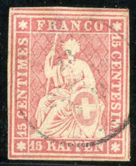 Switzerland 38 Used XF Light Cancel