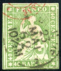 Switzerland 40 Used VF