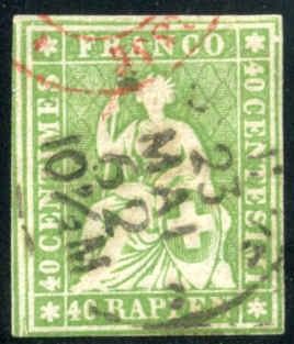 Switzerland 40 Used VF