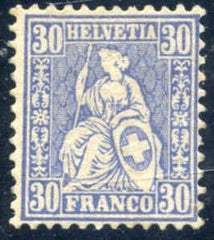 Switzerland 56a Mint NH F - VF cv $2,200