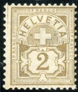 Switzerland 77 Ave - F Typical Centering NH White Paper Control Mark A