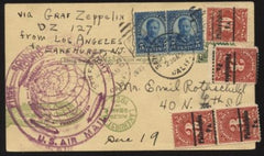 US 1929 Round The World Flight with 19c Postage Due