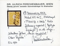 Austria 6a VF - XF Used Type I, with Certificate