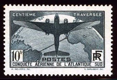 France C17 VF Mint NH 1936 Airmail - Fresh! cv $700