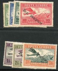 Albania C8 - C14 F - VF LH + NH Slight toning cv 39.50