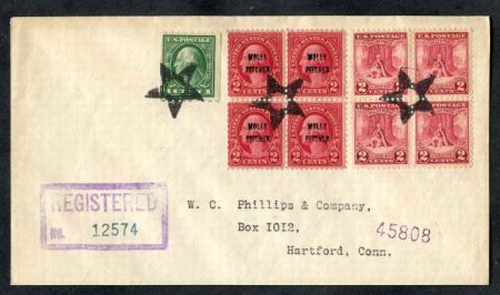 US Colorado, Pueblo 410, 645, 646 Fancy Cancel Cover, Star