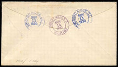 US Illinois, Chicago Ridge 552, 558, 560, 689 Fancy Cancel Cover, Peace