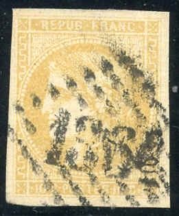 France 42a VF - XF Used Bold large "1364" numerial cancel