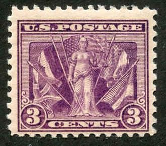 US 537a Early Commemoratives F + NH - Deep Rich Color and Fresh! Very faint pencil, cv $2,300