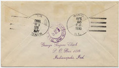 US Illinois, Wing 632, 634, 642, 651 Fancy Cancel Cover