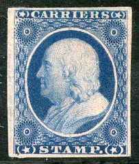 US Locals LO3 VF Mint Official Reprint, Regummed (NGAI) cv $50