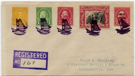 US Kentucky, Boat 632, 634, 642, 646, 651 Fancy Cancel Cover