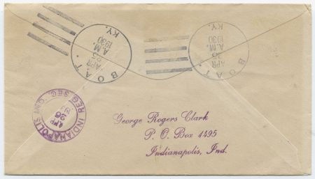 US Kentucky, Boat 632, 634, 642, 646, 651 Fancy Cancel Cover