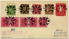 US Ohio, Troy 632, 633, 643, 653, 688, U522 Fancy Cancel Cover