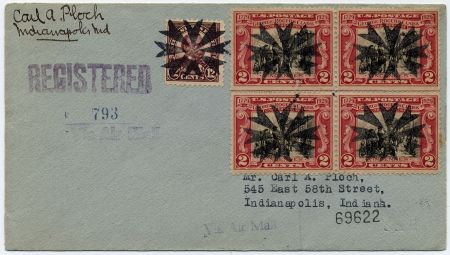 US Ohio, Troy 564, 651 Fancy Cancel Cover, Starburst