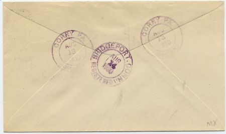 US Pennsylvania, Corry Fancy Cancel Cover, Star in Circle