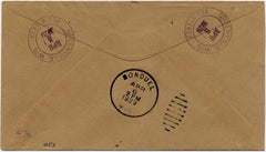 US Wisconsin, Greenville 634, 635 Fancy Cancel Cover