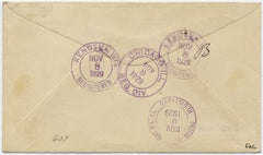 US Wisconsin, Kenosha 638, 641, 681 Fancy Cancel Cover