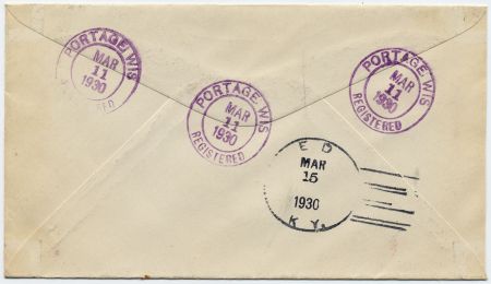 US Wisconsin, Portage 634, 638, 641 Fancy Cancel Cover