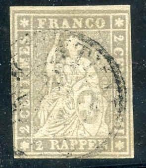 Switzerland 35 Ave-Fine/Mintregummed, minor faults, PFC